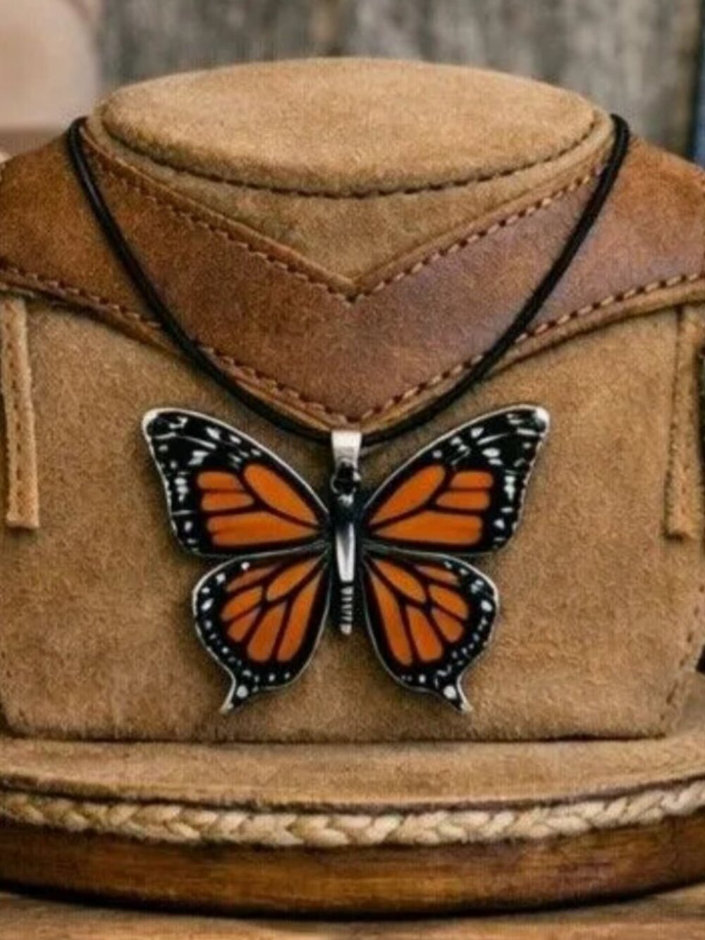 Monarch Butterfly Necklace